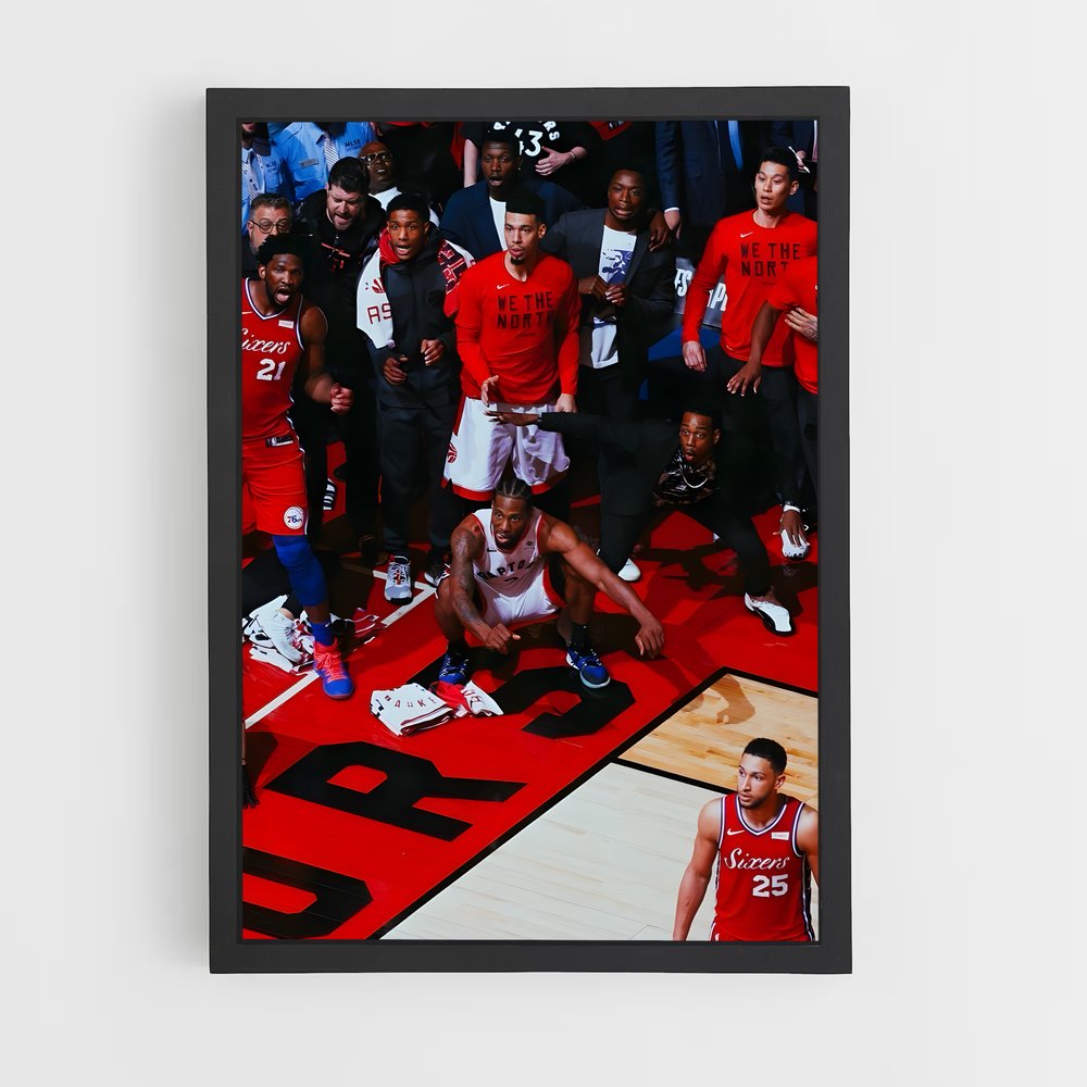 Poster Celebration Raptors – affiche Basketball (vue 2)